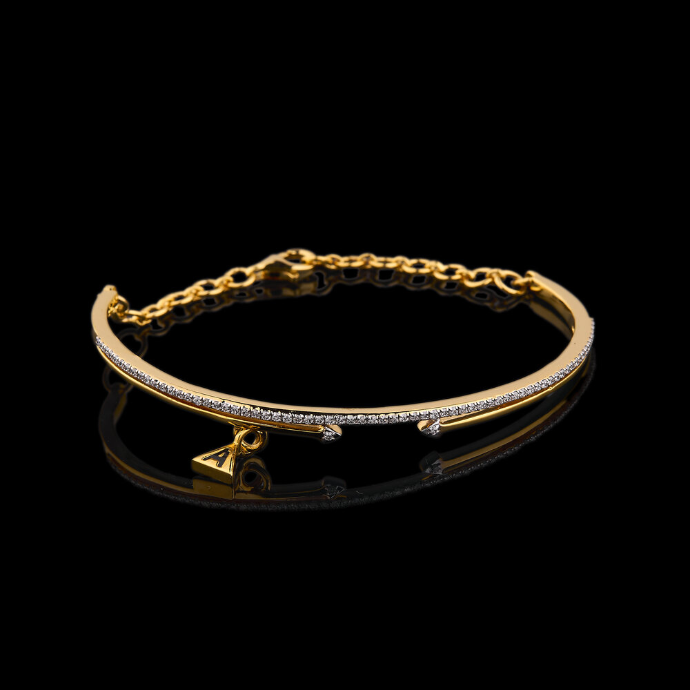 Aurora Diamond Bangle Bracelet