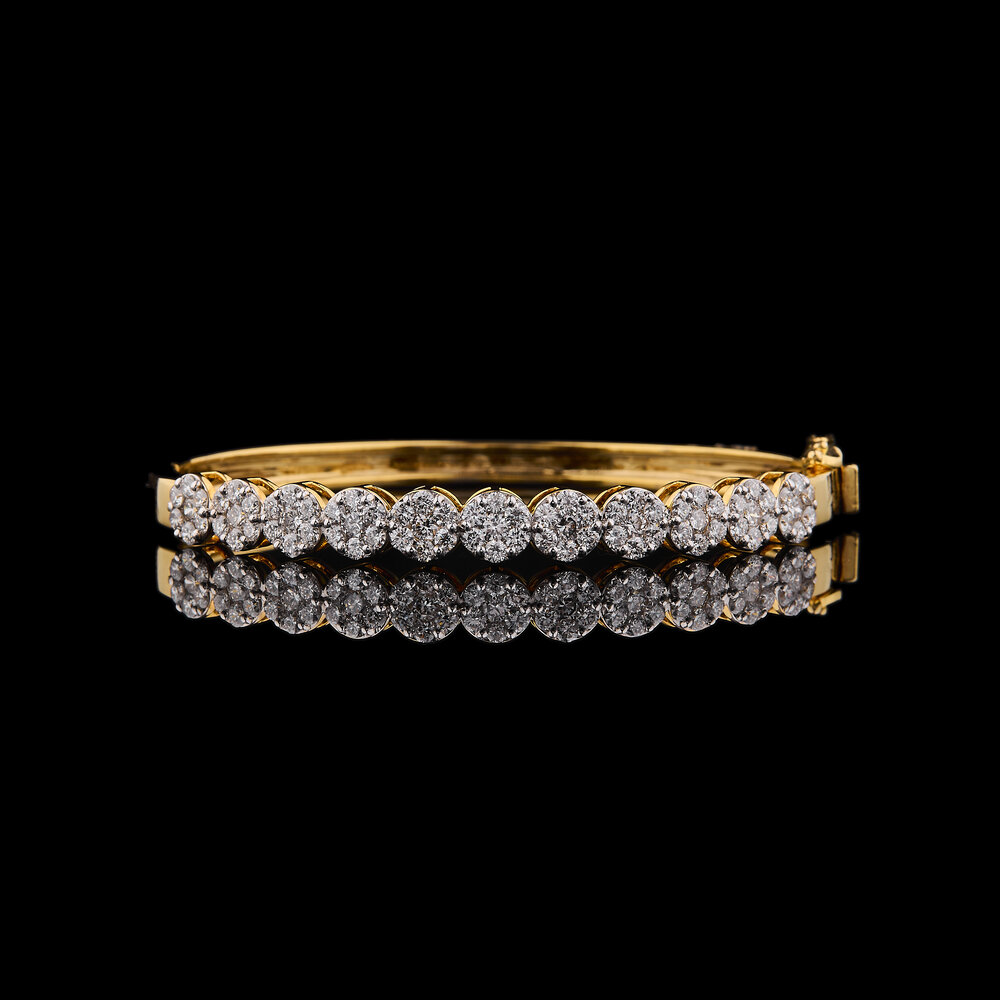 Celeste Halo Diamond Bracelet