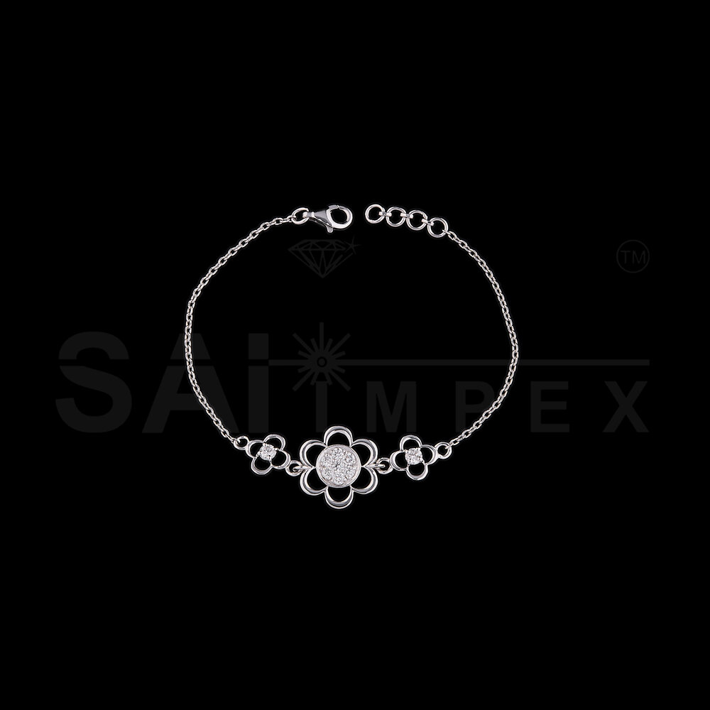 Aurora Floral Charm Bracelet