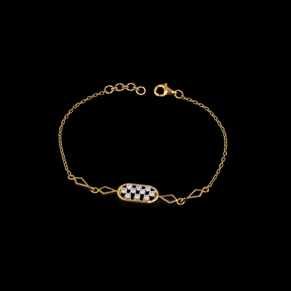 Aurora Blue Enamel Bracelet