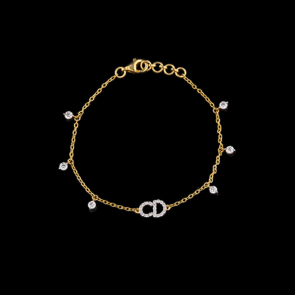 Golden Grace Charm Bracelet