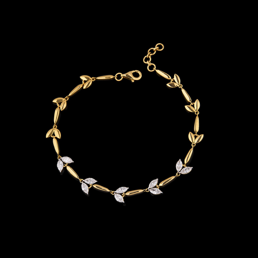 Floral Marquise Bracelet