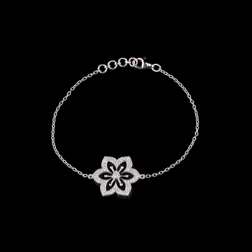 Sakura Bloom Diamond Bracelet
