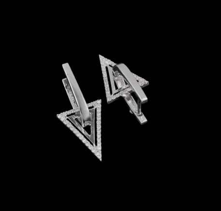 Aurora Triangle Hoops
