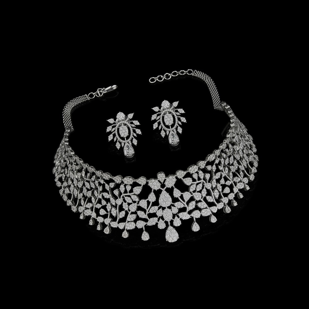 Floral Cascade Necklace