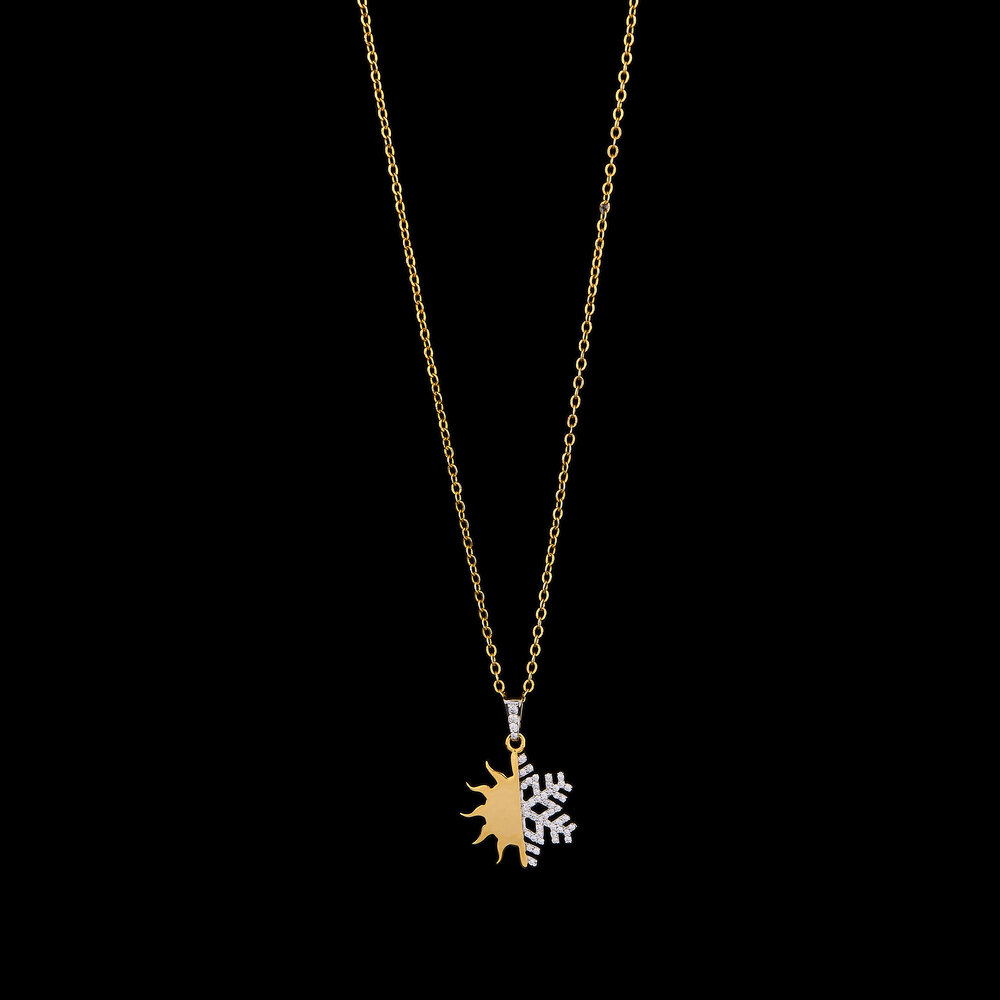 Sunbeam Snowflake Pendant