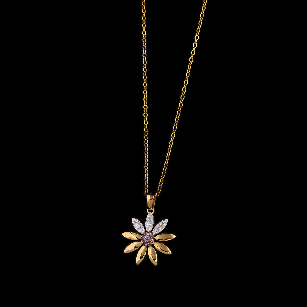 Ruby Sunflare Pendant