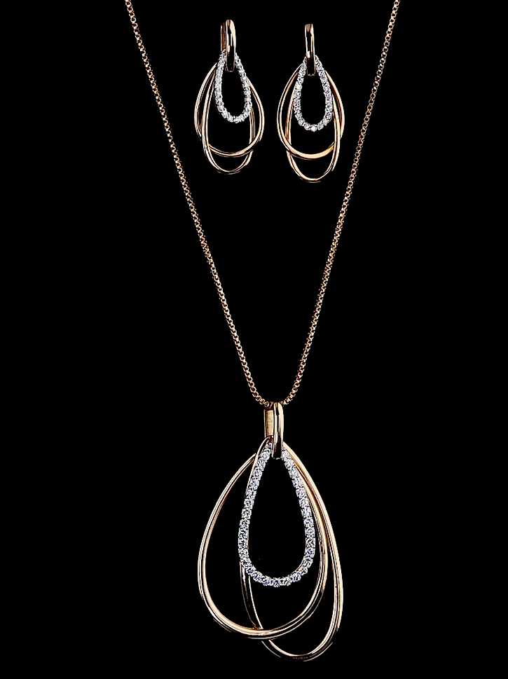 Golden Eclipse Pendant