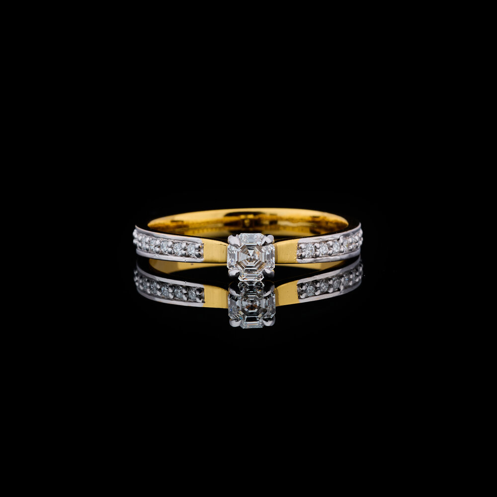 Golden Prism Ring