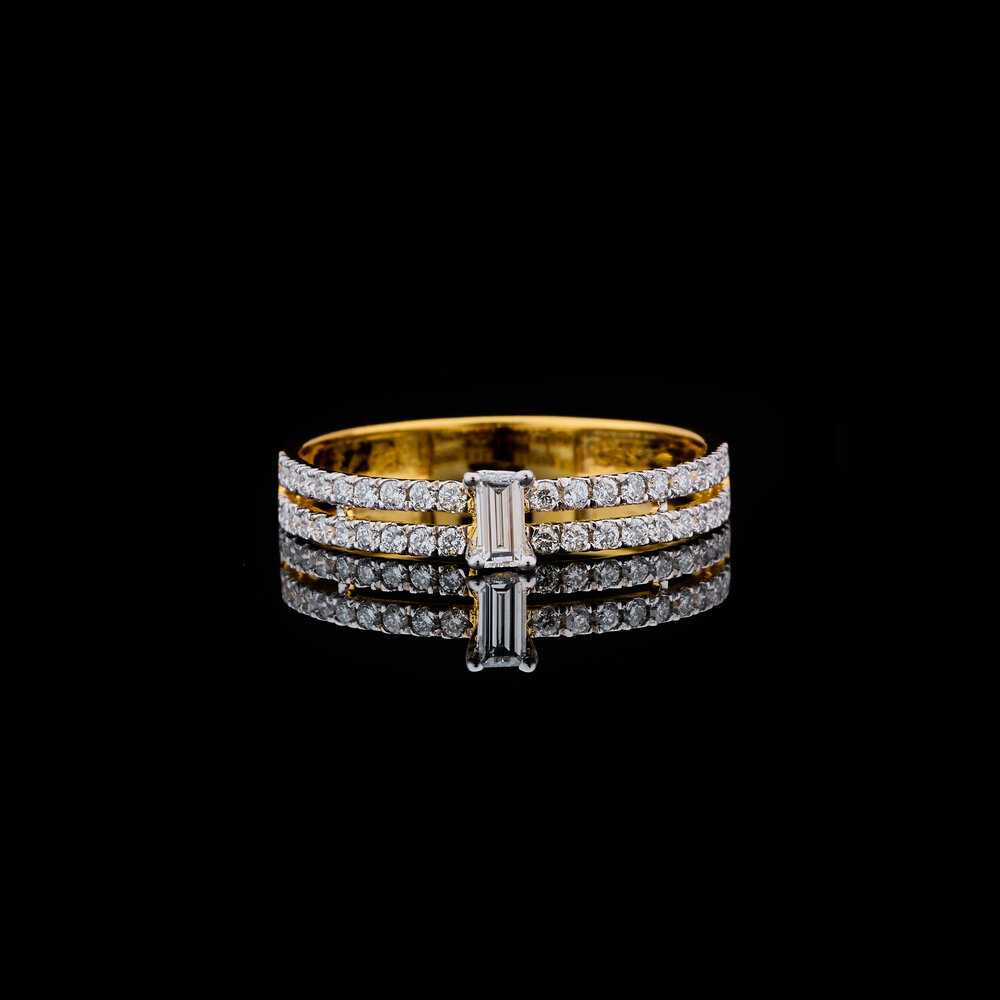 Regal Baguette Ring