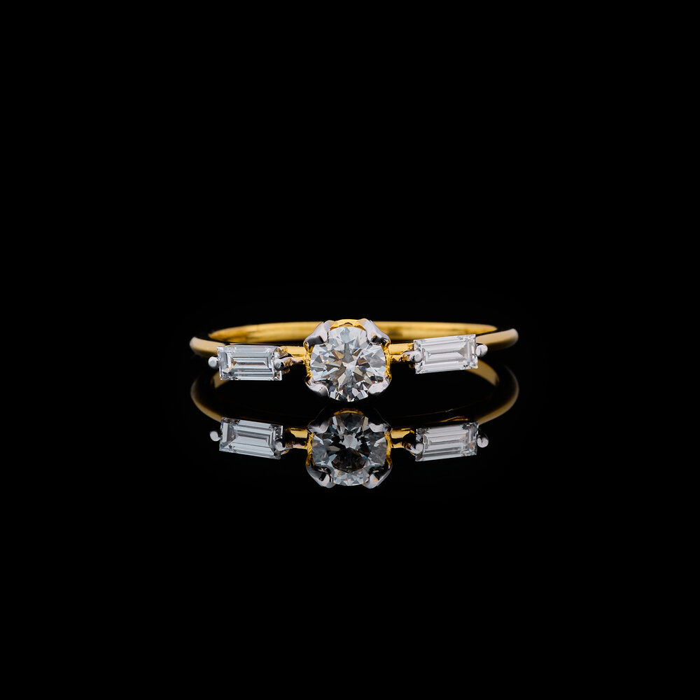 Trinity Spark Ring