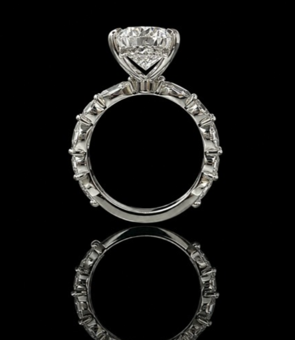 Aurora Teardrop Solitaire Ring