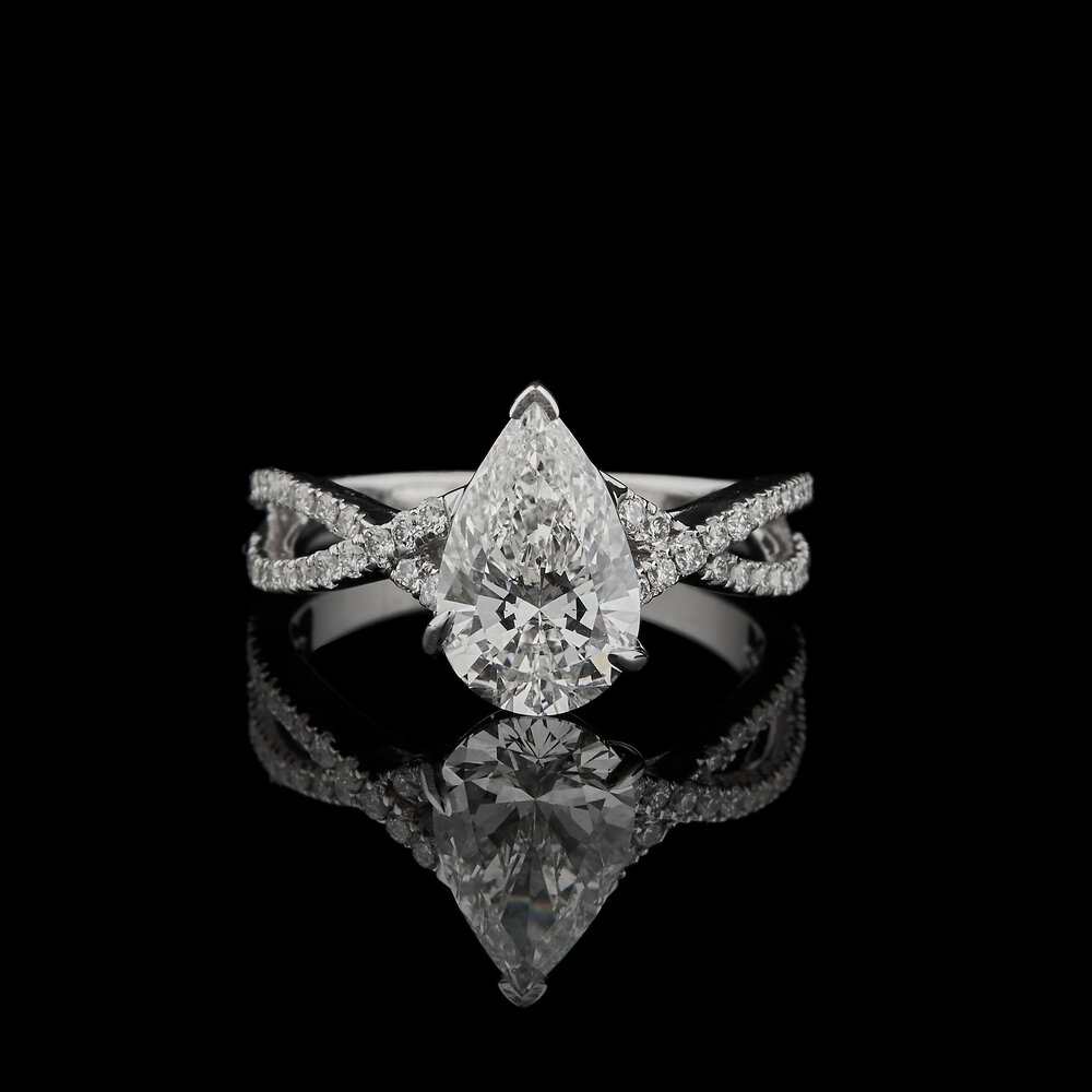 Celeste Infinity Solitaire Ring