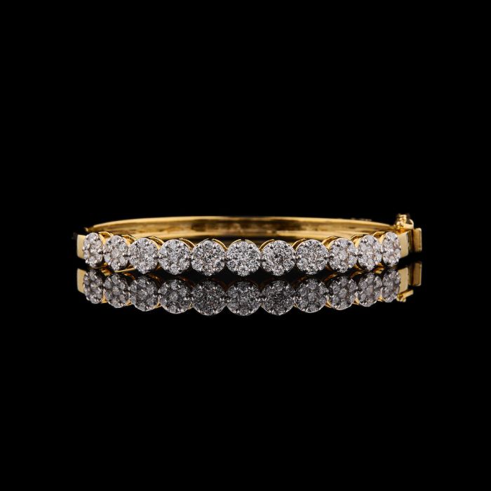 Celeste Halo Diamond Bracelet