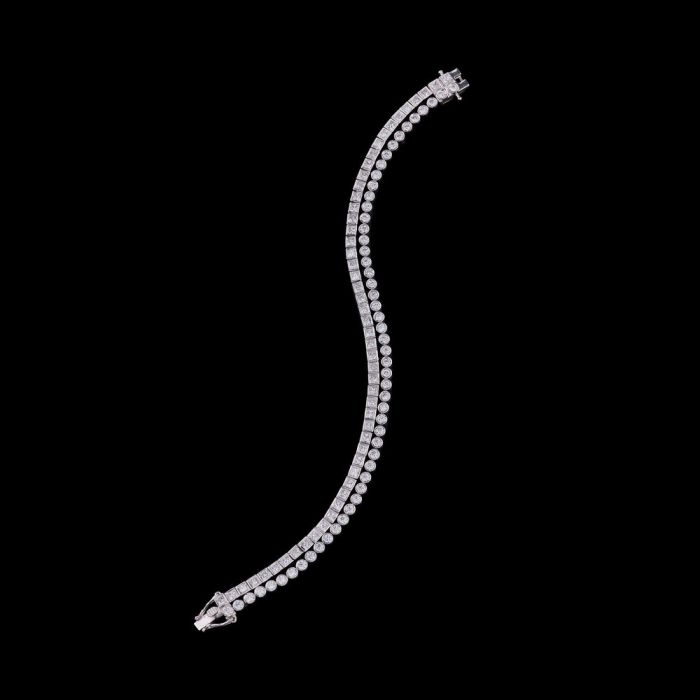 Twin Spark Tennis Bracelet