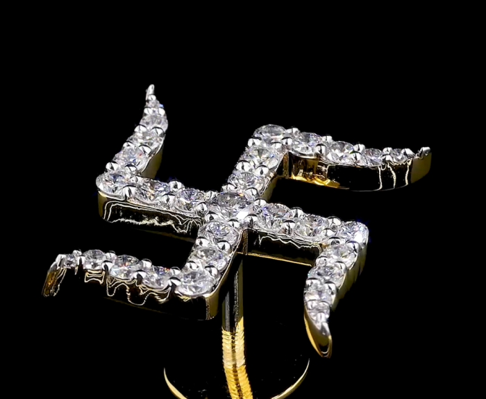 Divine Swastik Studs