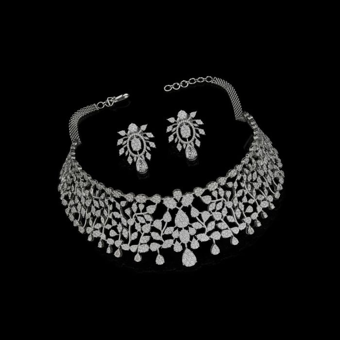Floral Cascade Necklace