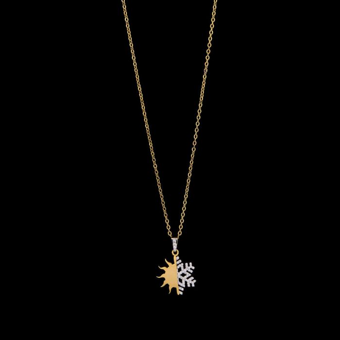 Sunbeam Snowflake Pendant