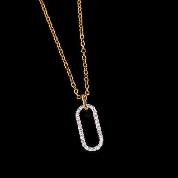 Oval Spark Pendant