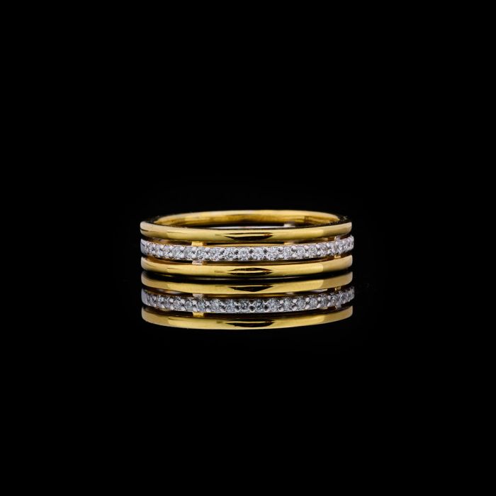 Luna Layered Diamond Band